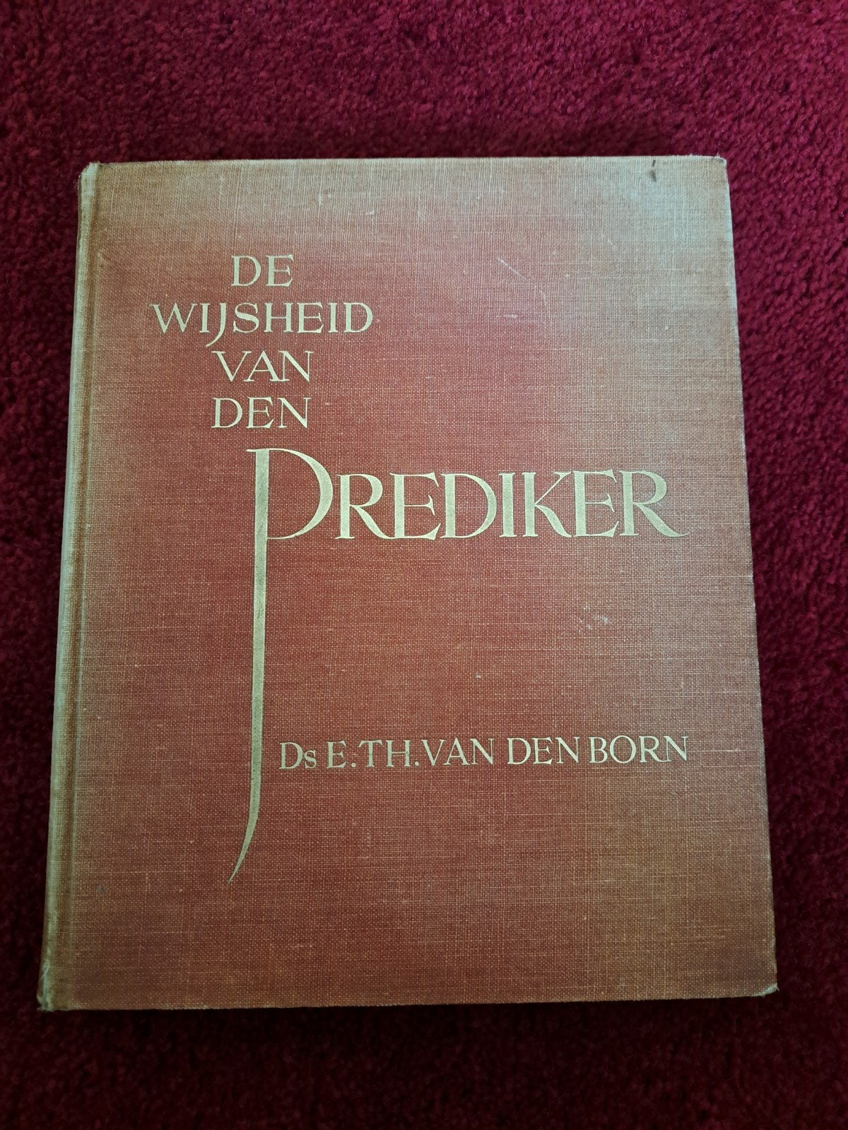 De Wijsheid van den Prediker - Ds E. Th. van den Born, Ophalen of Verzenden, Gelezen, Ds E. Th. van den Born, Christendom | Protestants