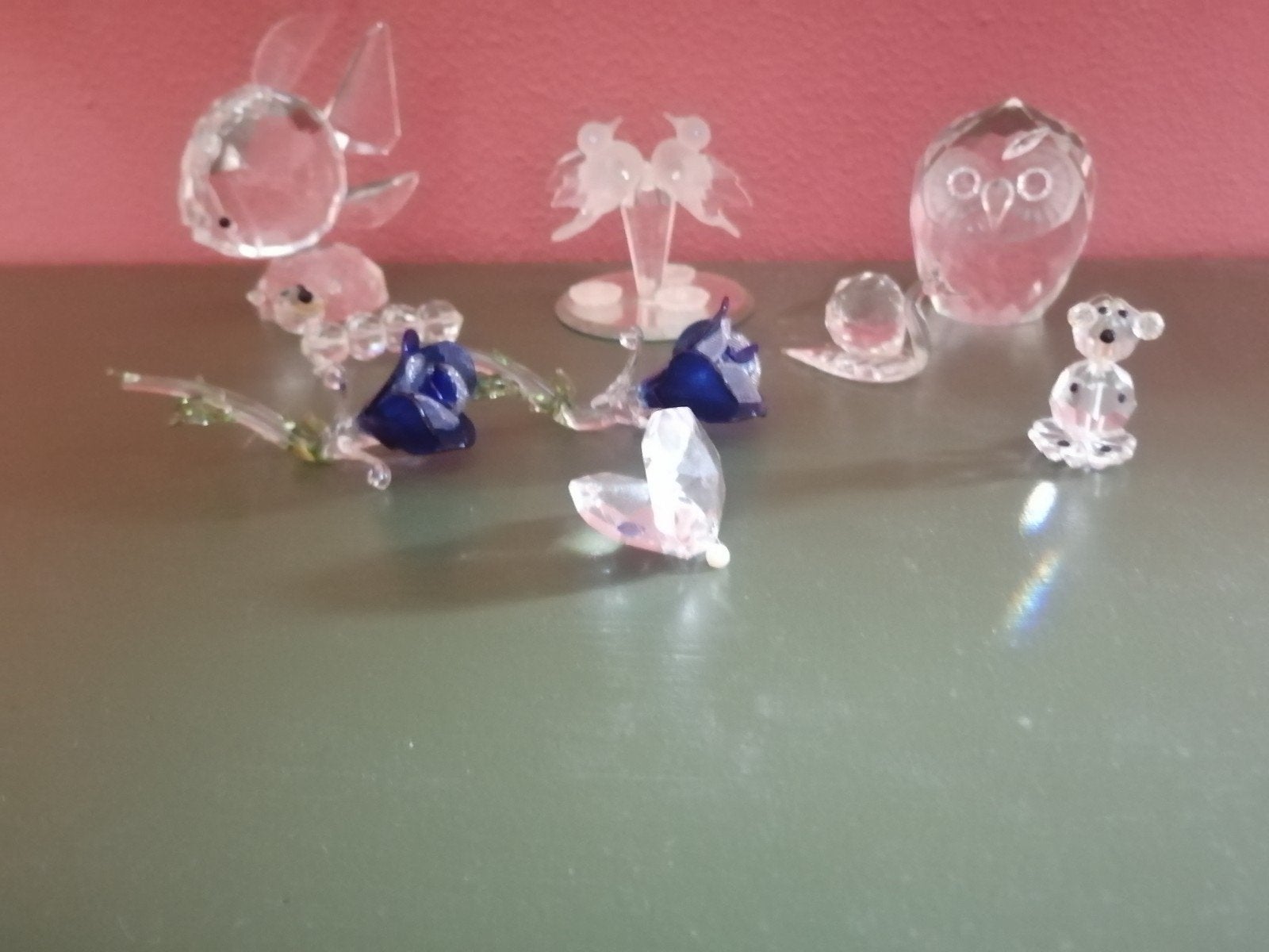 9 delige set Swarovski beeldjes, Ophalen of Verzenden, Zo goed als nieuw, Figuurtje