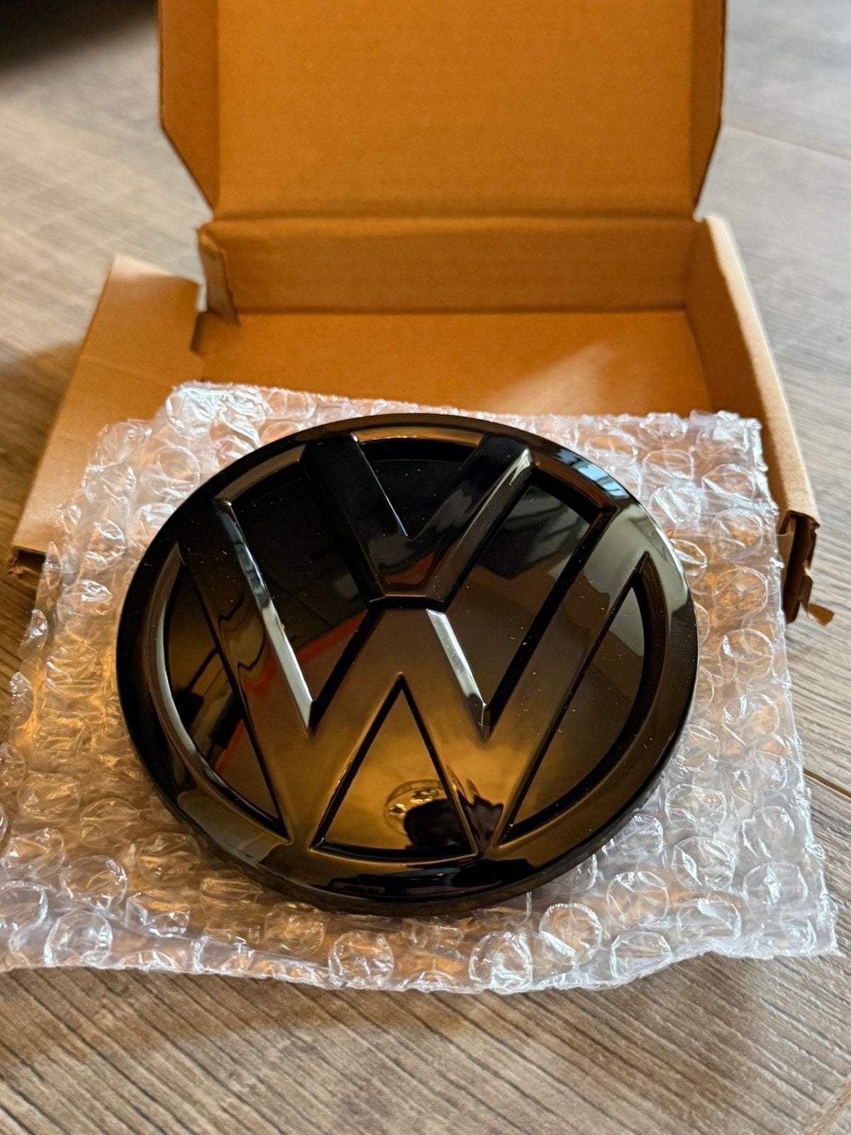 Vw logo zwart achterzijde, Ophalen of Verzenden, Zo goed als nieuw