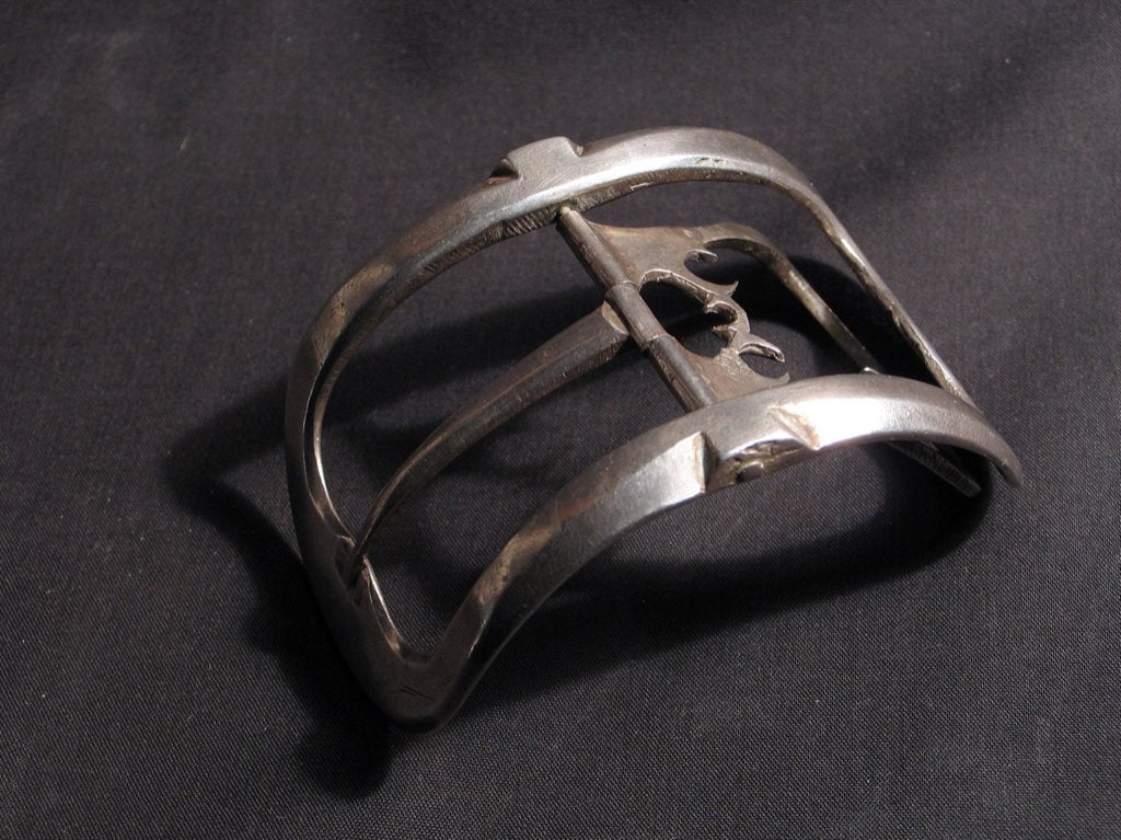 Zware gesp antiek zilver R. de Jong Leeuwarden 1811. 1721, Ophalen of Verzenden, Zilver