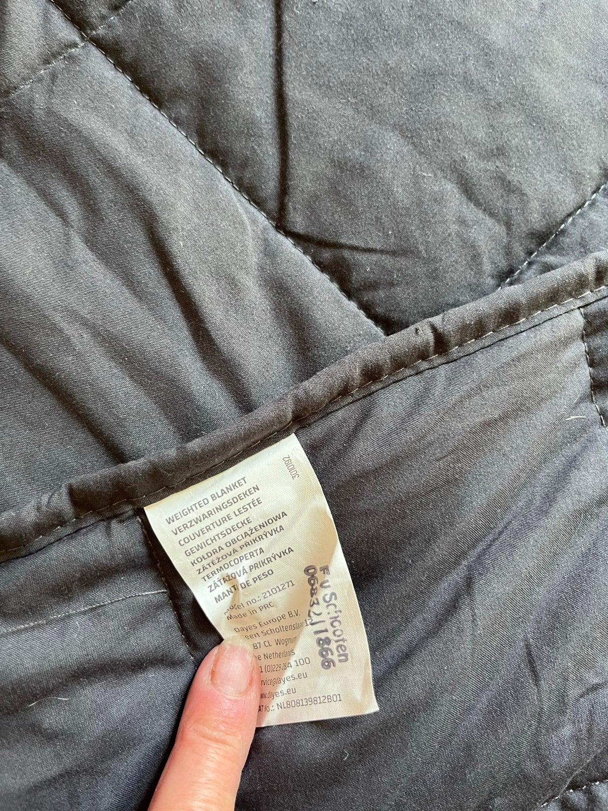 Verzwaringsdeken 7kg - Weighted Blanket 140x200 cm, Eenpersoons, Ophalen of Verzenden, Grijs, Deken of Dekbed