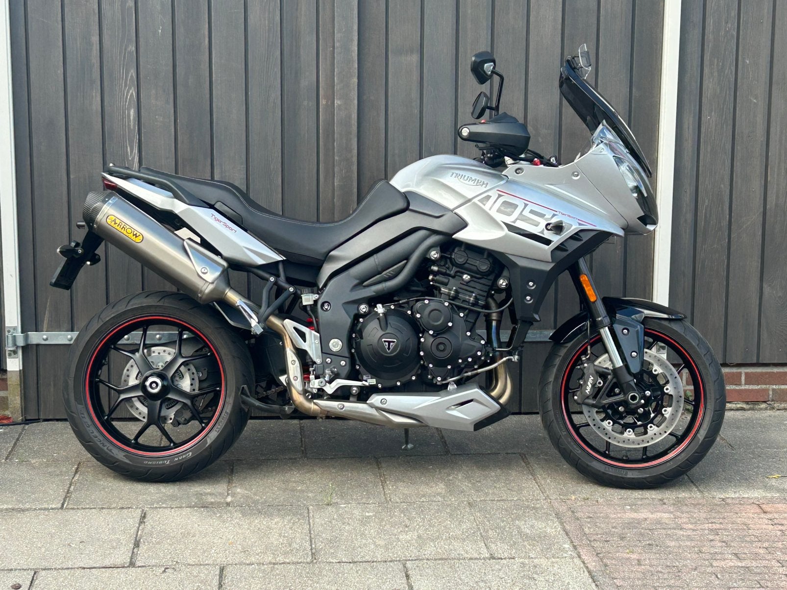 Triumph Tiger Sport 1050 bj 2016 Nieuwstaat, Arrow, rijmodus, Occasion, 3 cilinders, Particulier, 1050 cc