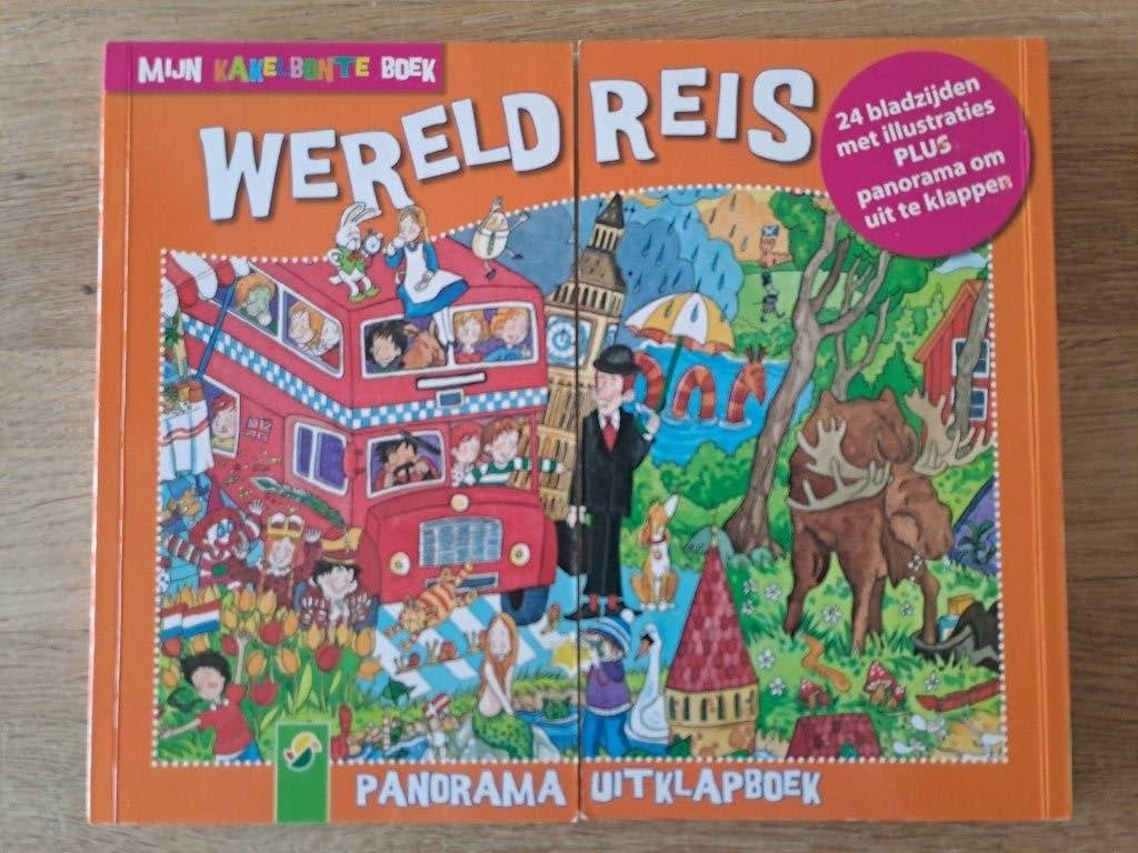 WERELDREIS. MIJN KAKELBONTE BOEK. UITKLAPBOEK., Boeken, Ophalen of Verzenden, Gelezen, Fictie algemeen