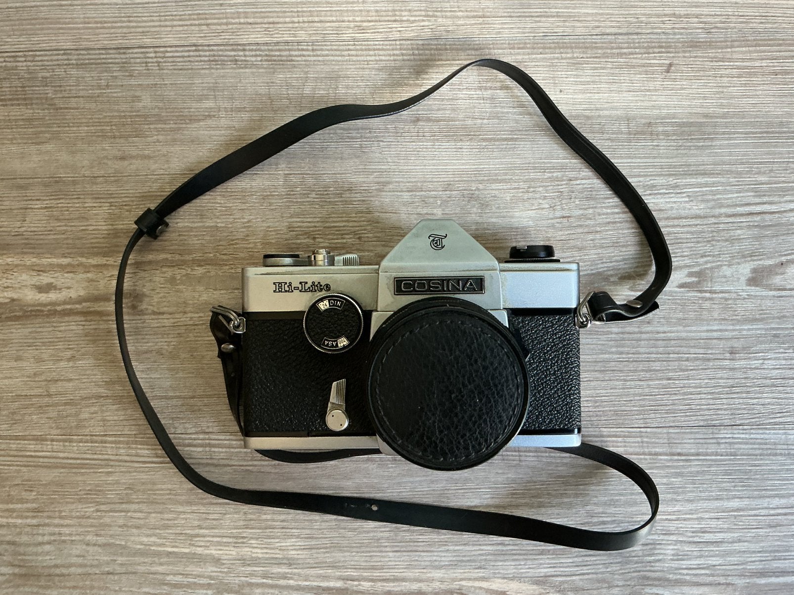 Cosina analoge camera + Soligor Telelens, Ophalen of Verzenden, Gebruikt, Spiegelreflex, Overige Merken