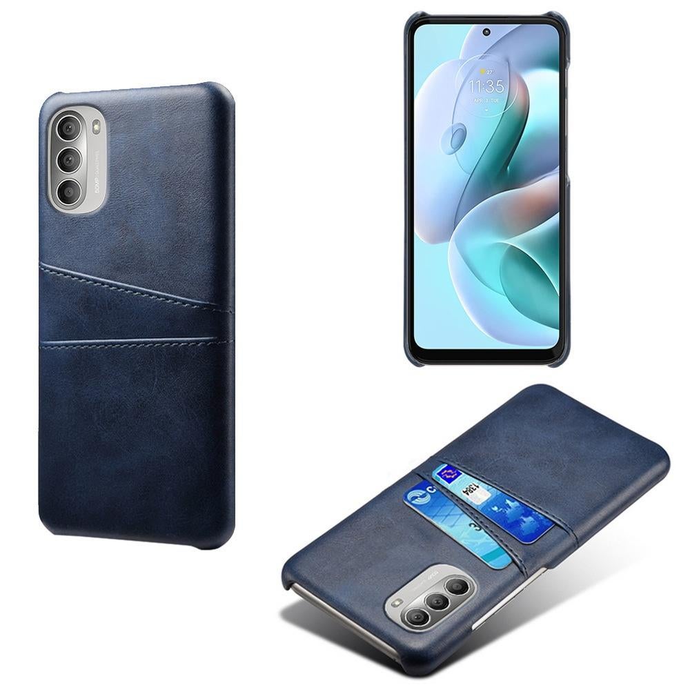Backcover + PMMA Screenprotector for Moto G51 5G _ Blauw, Verzenden, Nieuw, Hoesje of Tasje