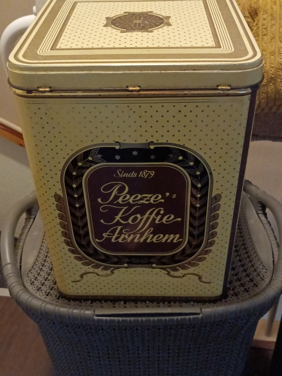Vintage Peeze's Koffie Arnhem blik - Sinds 1879, Ophalen