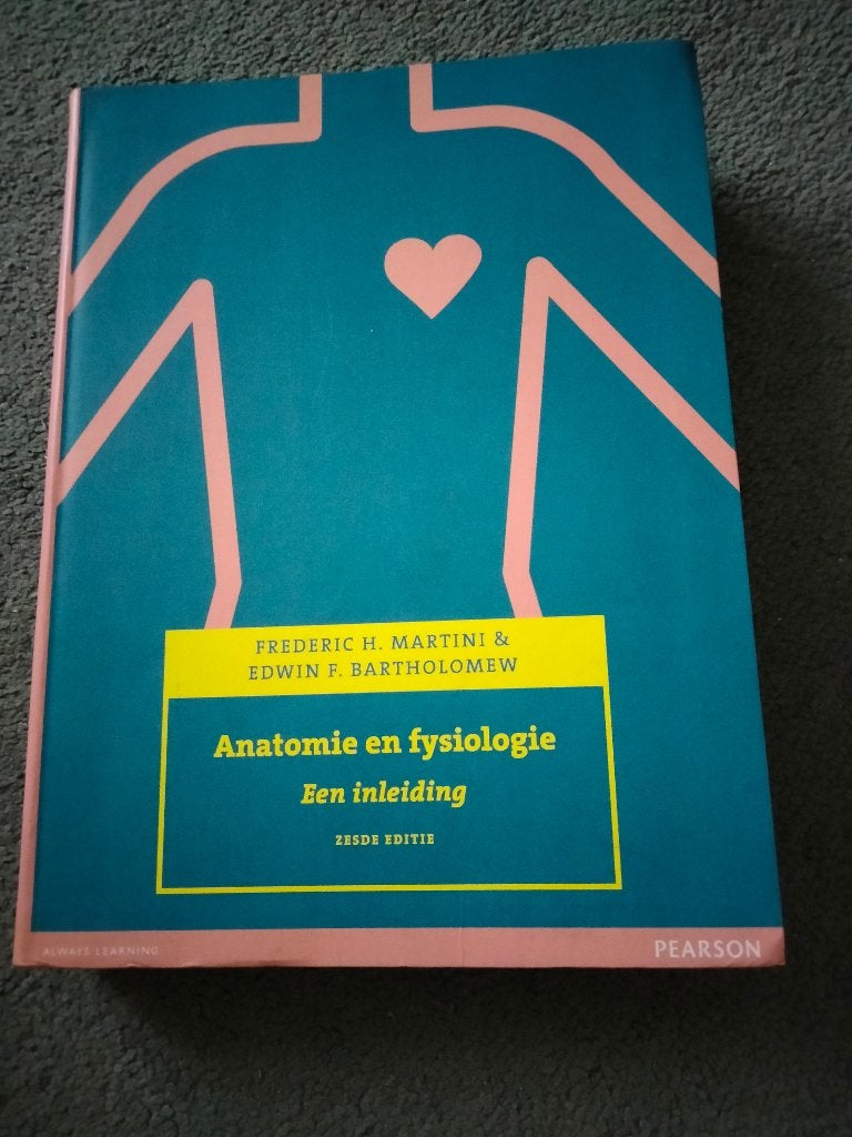 Anatomie en Fysiologie: Een Inleiding - Zesde Editie, Boeken, Studieboeken en Cursussen, Ophalen, HBO, Zo goed als nieuw, Frederic H. Martini & Edwin F. Bartholomew