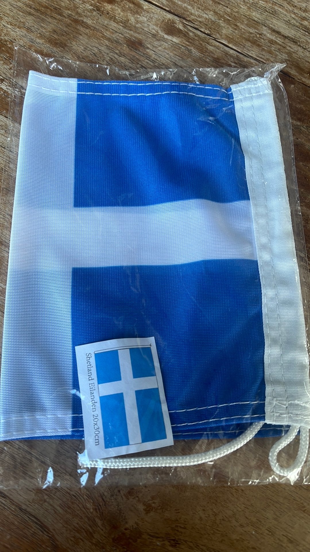 Gastenvlag Shetland, Ophalen of Verzenden, Nieuw, Overige typen, Minder dan 15 m²