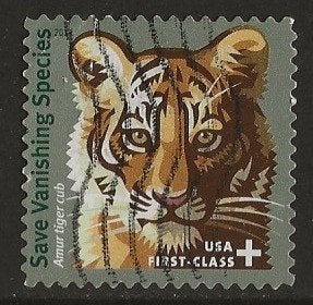 USA 184, tijger, Verzenden, Gestempeld, Noord-Amerika