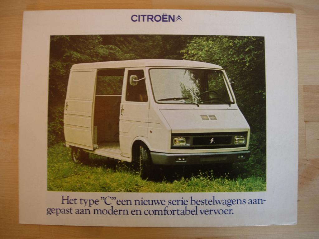 Citroen C32 C35 Brochure 1974, Ophalen of Verzenden, Zo goed als nieuw, Citroën, Citroën