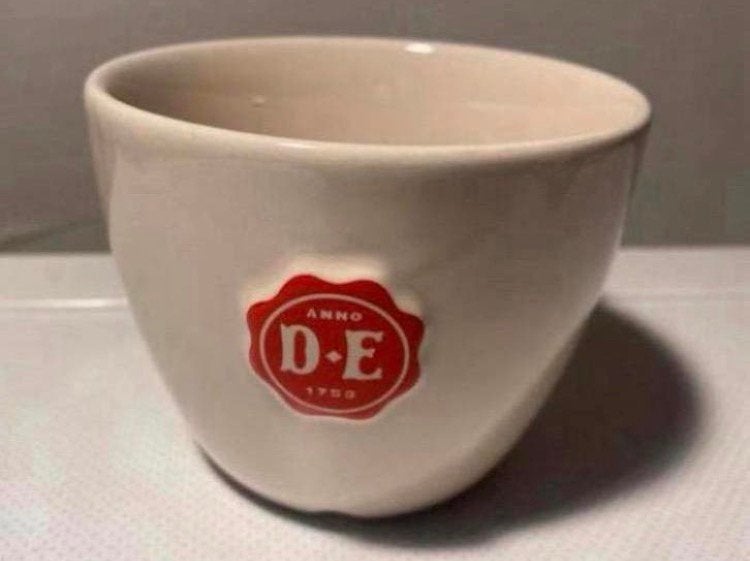 Suikerschaaltje van DE / Douwe Egberts. Doorsnede 9 cm, Ophalen of Verzenden, Zo goed als nieuw, Overige stijlen, Kop(pen) en/of Schotel(s)