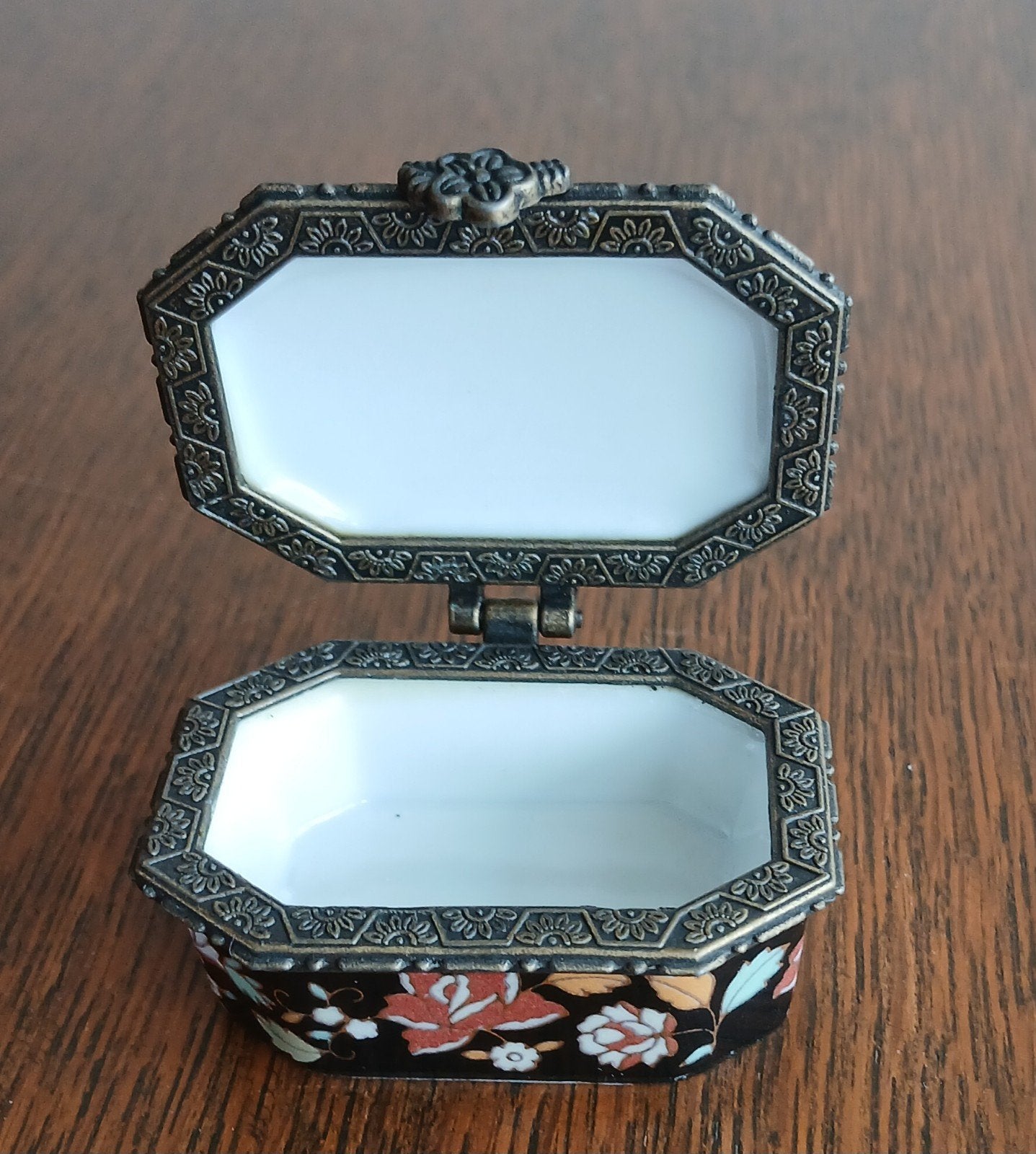 Chinees Antiek Pillendoosje Cloisonne Emaillewerk Jaren 30, Antiek en Kunst, Curiosa en Brocante, Ophalen of Verzenden