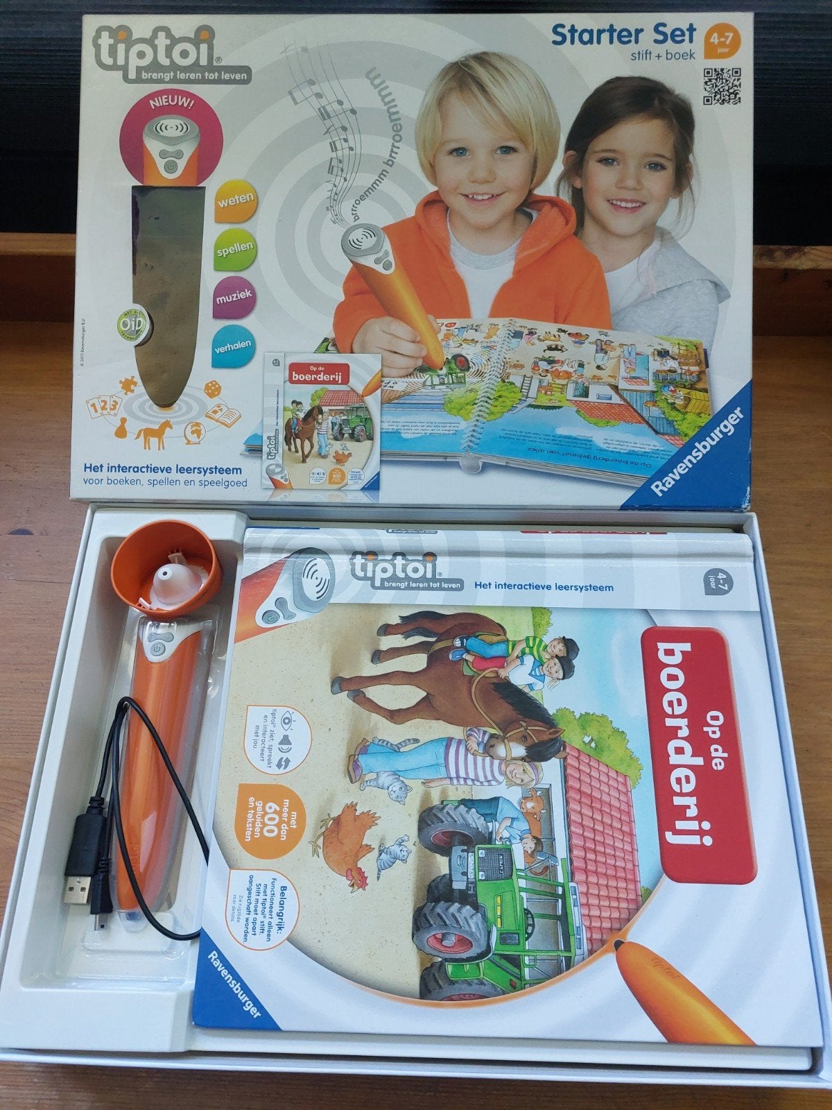 Tiptoi starter set op de boerderij, Kinderen en Baby's, Ophalen of Verzenden