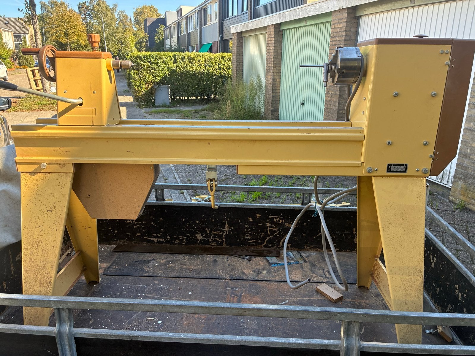 Scheppach DMV-200 Houtdraaibank - Compleet met accessoires, Doe-het-zelf en Verbouw, Ophalen, Gebruikt, Houtdraaibank, 1000 mm of meer