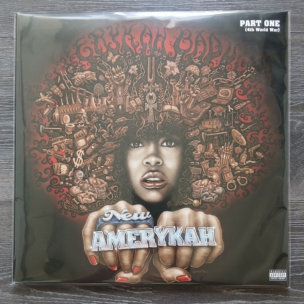 Erykah Badu - New Amerykah: Part One (4th World War), LP, Gebruikt, Verzenden, Reissue