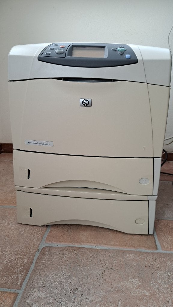 HP LaserJet 4250dtn, Computers en Software, Printers, Ophalen, Zwart-en-wit printen, Gebruikt, Printer