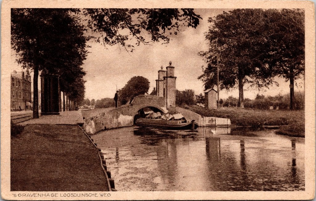 Den Haag 's-Gravenhage - 4 antieke ansichtkaarten Loosduinen, Verzenden, 1920 tot 1940, Gelopen, Zuid-Holland