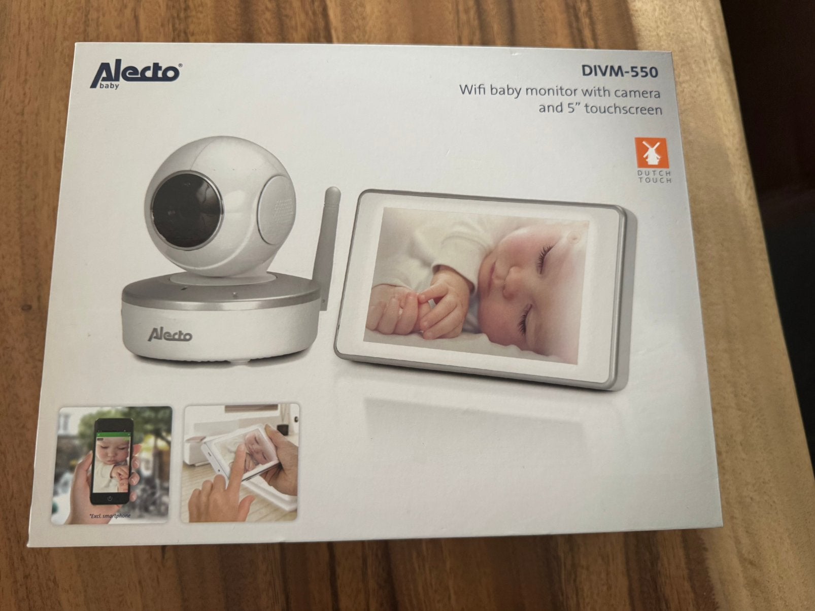 Alecto wifi babyfoon DIVM-550, Ophalen, Nieuw, Minder dan 100 meter, Camera