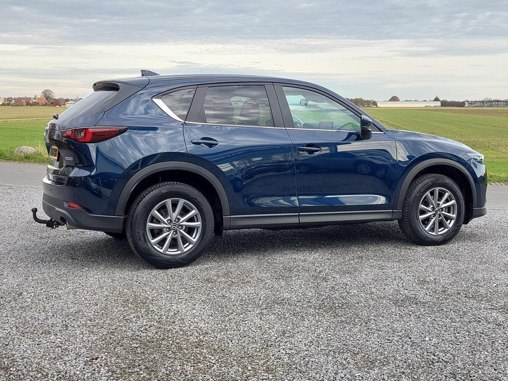 Mazda CX-5 2.0 e-SkyActiv-G M Hybrid 165 Centre-Line TREKH |, Auto's, Mazda, Stof, Gebruikt, 4 cilinders, Blauw