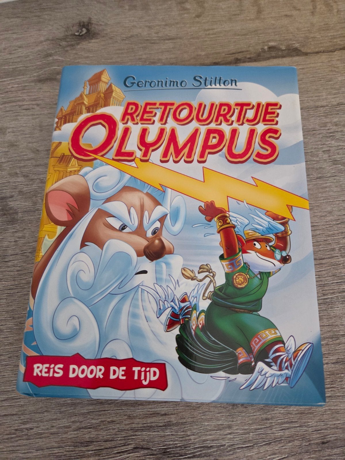 Geronimo Stilton - Retourtje Olympus, Ophalen of Verzenden, Geronimo Stilton