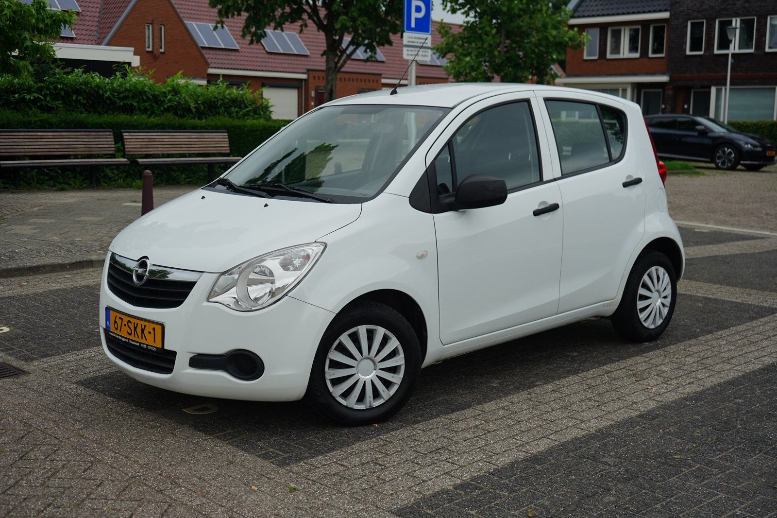Opel Agila 1.0 12V 2011 Wit, Auto's, Opel, Particulier, Agila, Benzine, A, Hatchback, Handgeschakeld, Origineel Nederlands, Wit
