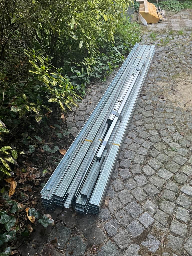 Nieuwe metalen stud profielen Bouwmaat 60x27x3100mm, Ophalen, Nieuw, IJzer