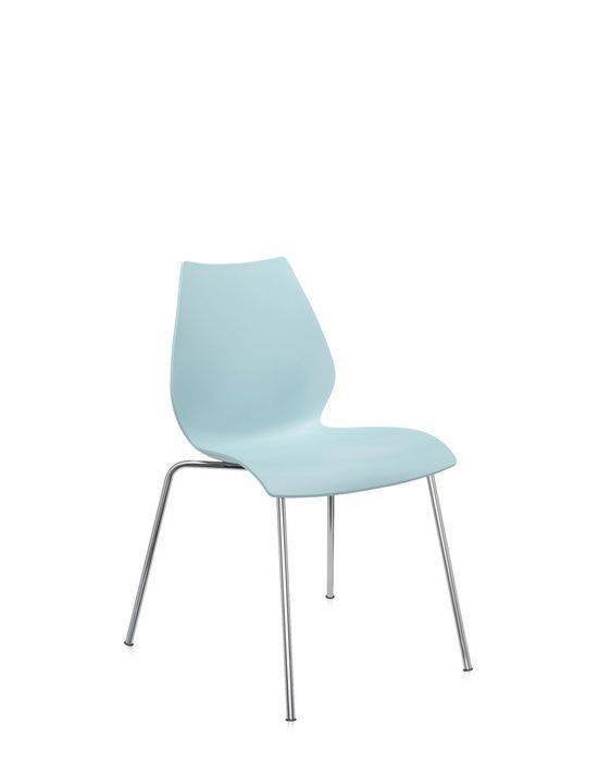3 x Kartell MAUI stoel lichtblauw, Ophalen, Drie, Blauw, Modern