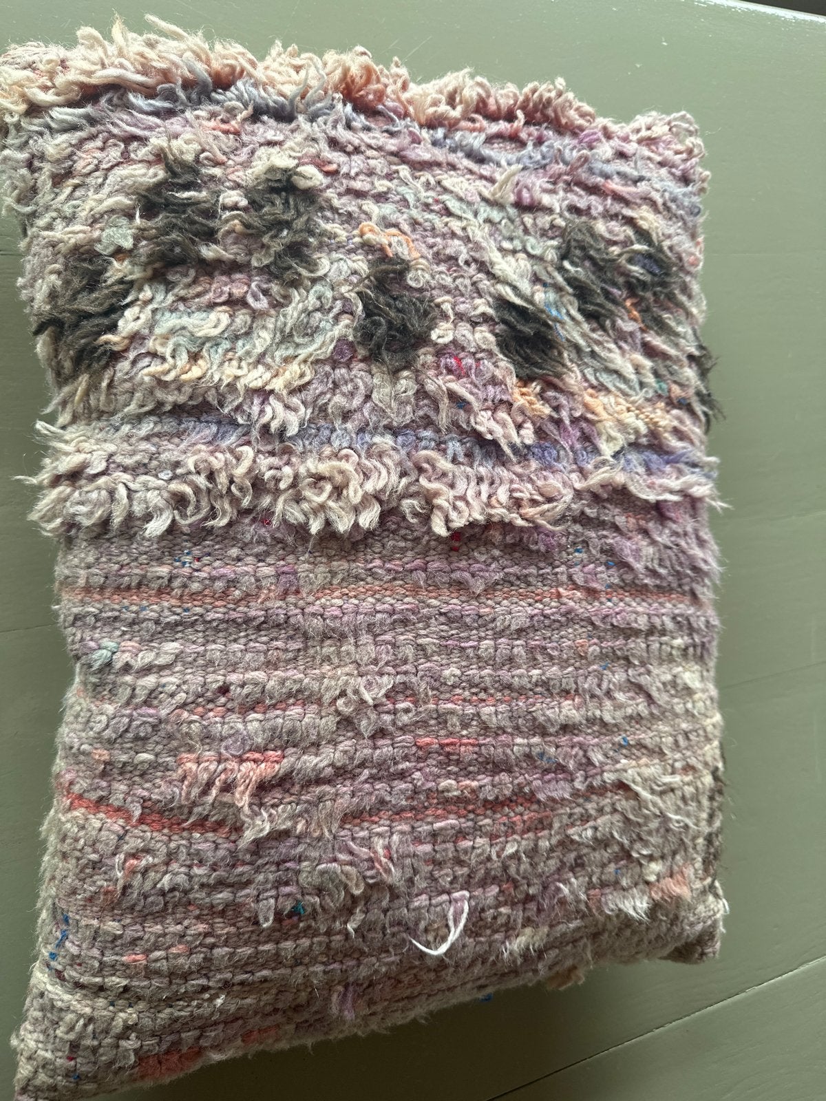 Marrokaans berber kussen- 52x40x11 cm, Huis en Inrichting, Overige merken, Gebruikt, Meerkleurig, Overige typen