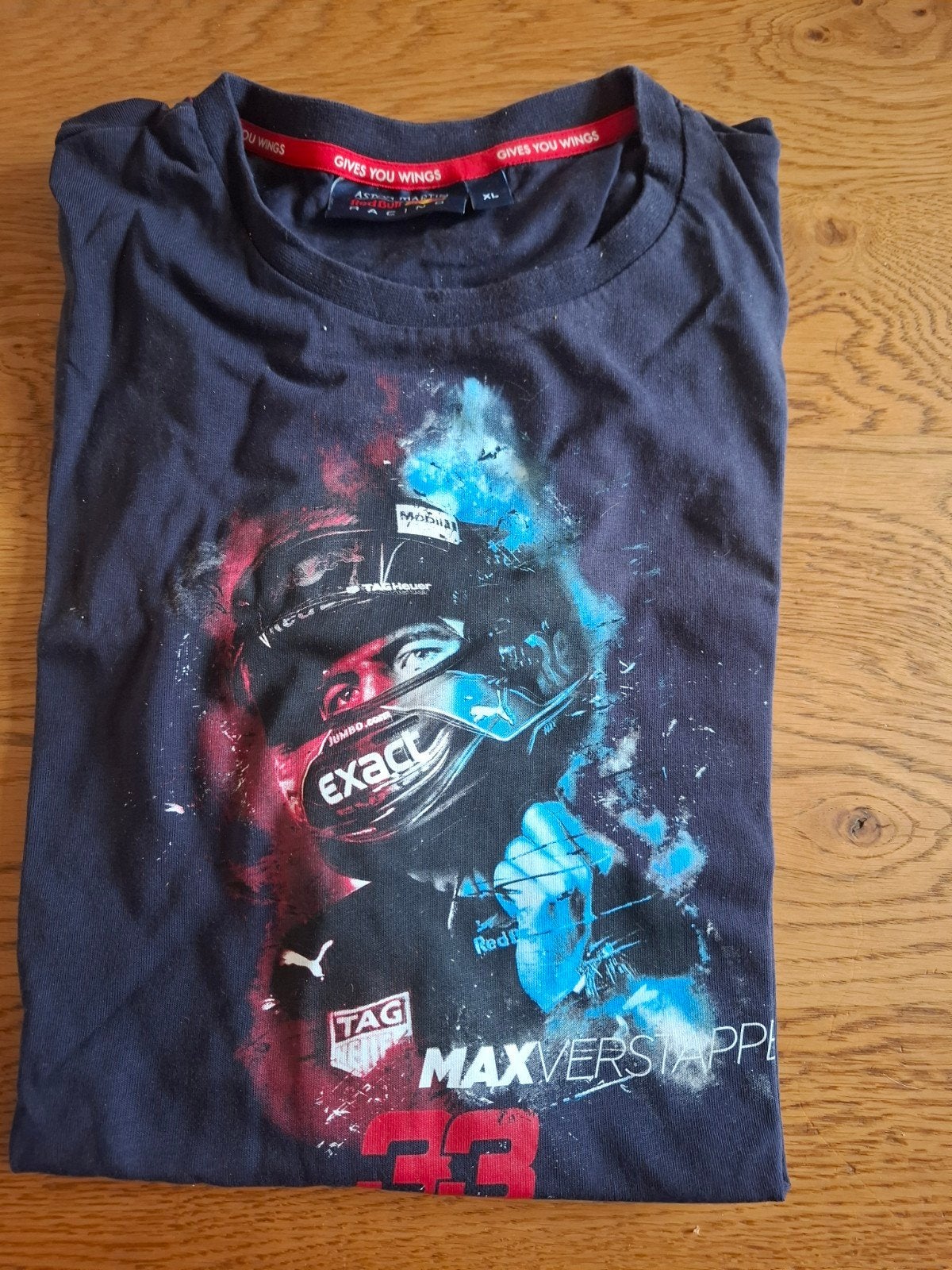 Max Verstappen Red Bull Racing T-shirts (3 stuks), Meerkleurig, Maat 56/58 (XL), Ophalen of Verzenden, Gedragen