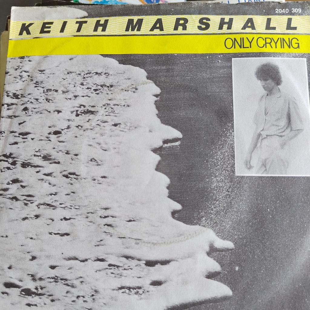 Keith Marshall - Only Crying (Single), Cd's en Dvd's, Vinyl Singles, Gebruikt, Single, 1980 - 1989, Pop, 7 inch, Ophalen of Verzenden