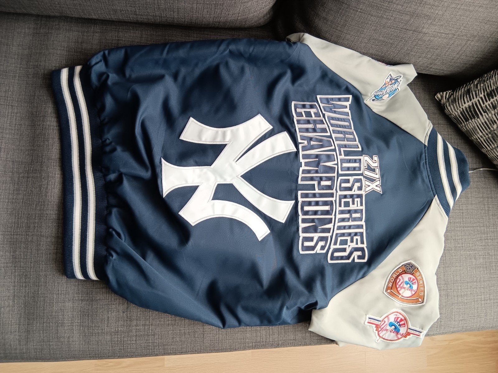 New York Yankees Varsity Jacket - Maat L, Maat 52/54 (L), Blauw, New York Yankees, Nieuw