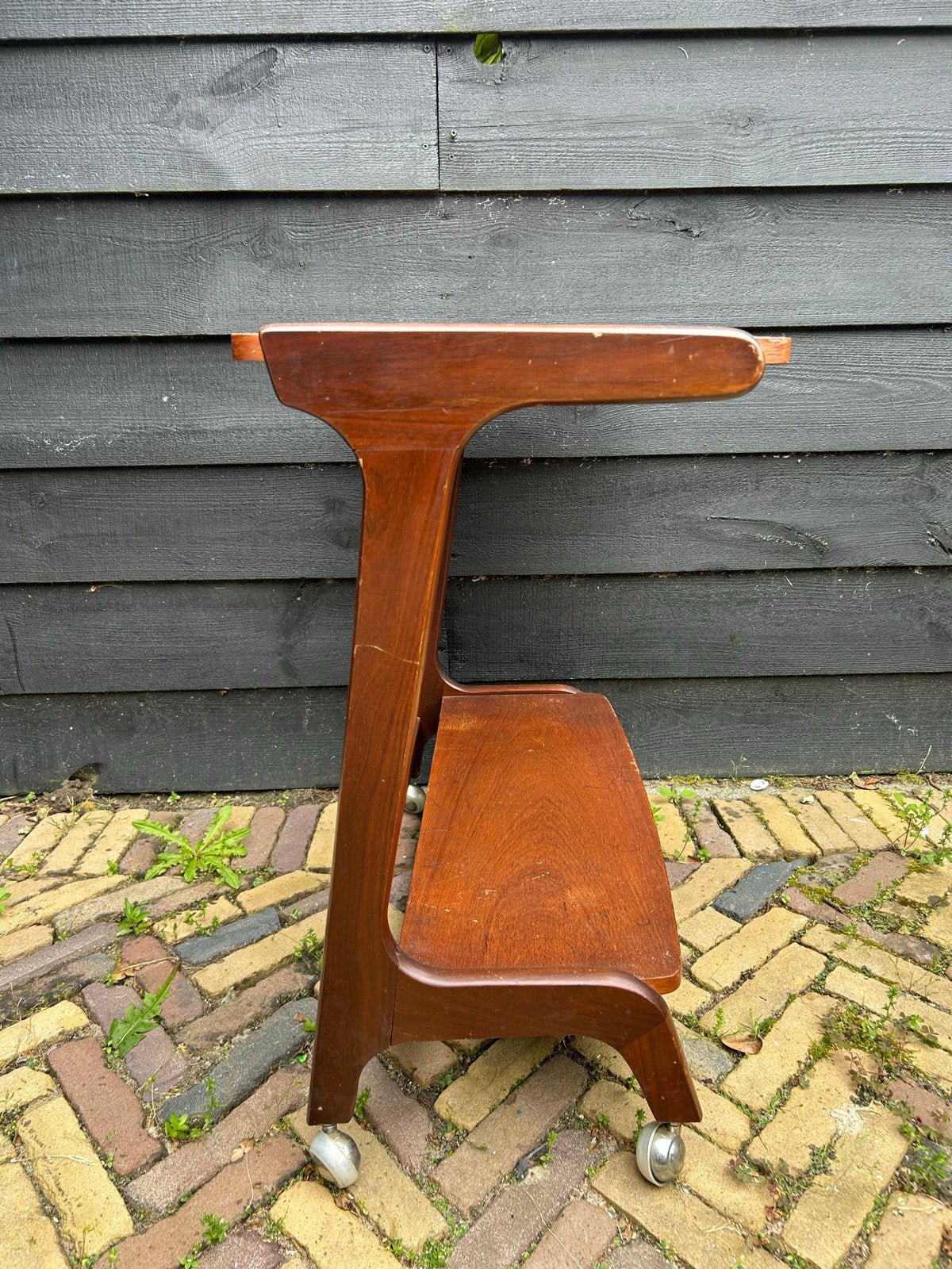 Vintage Louis van Teeffelen serveerwagen, Antiek en Kunst, Ophalen of Verzenden