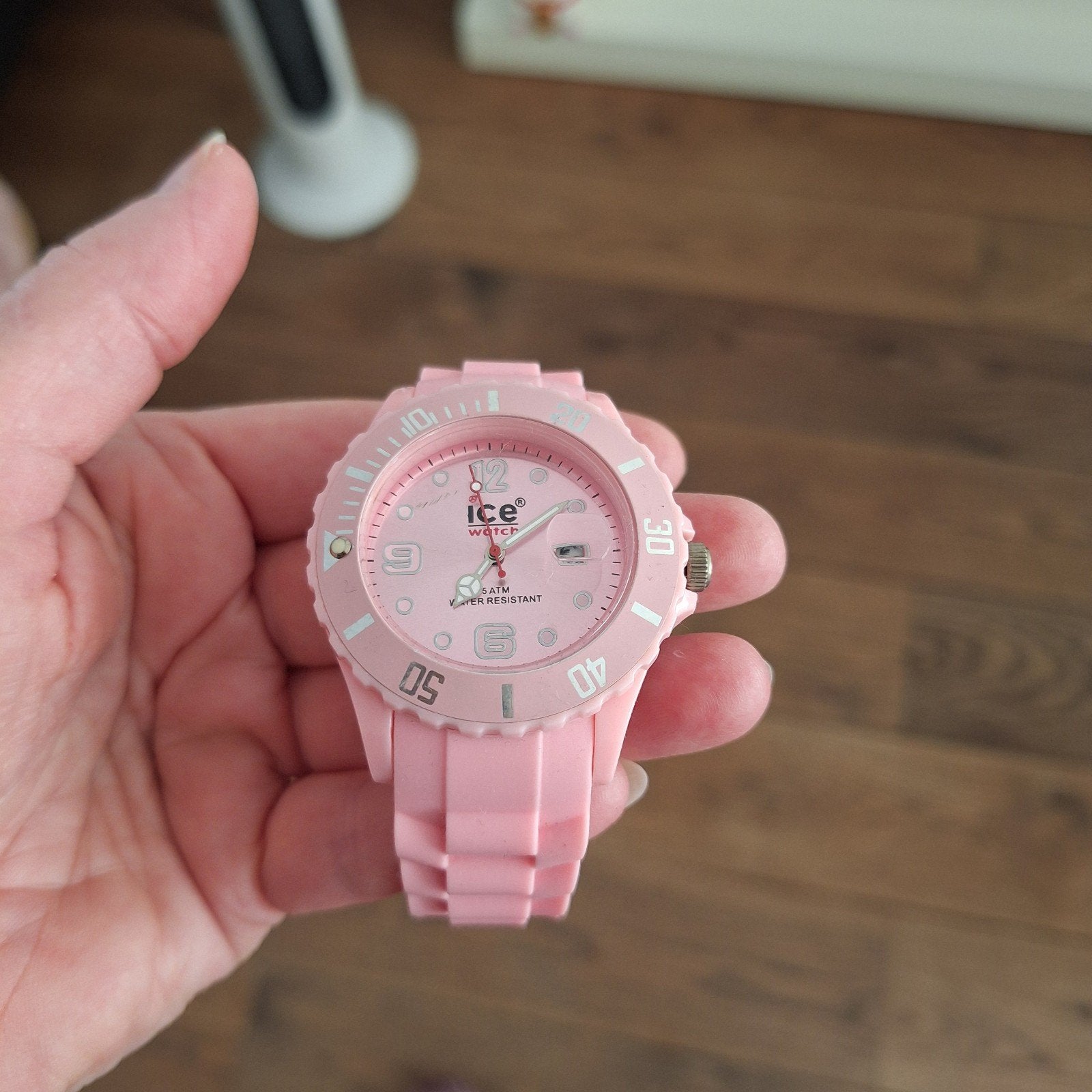 Roze Ice Watch Polshorloge -  nieuw, Ophalen of Verzenden, Kunststof, Overige merken