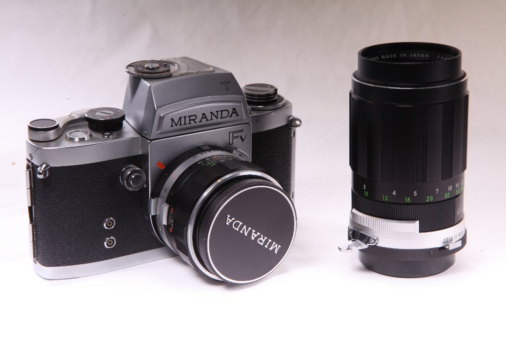 Miranda Fv-T Analoge spiegel reflex Camera met extra lens, Ophalen of Verzenden, Zo goed als nieuw, Spiegelreflex, Overige Merken