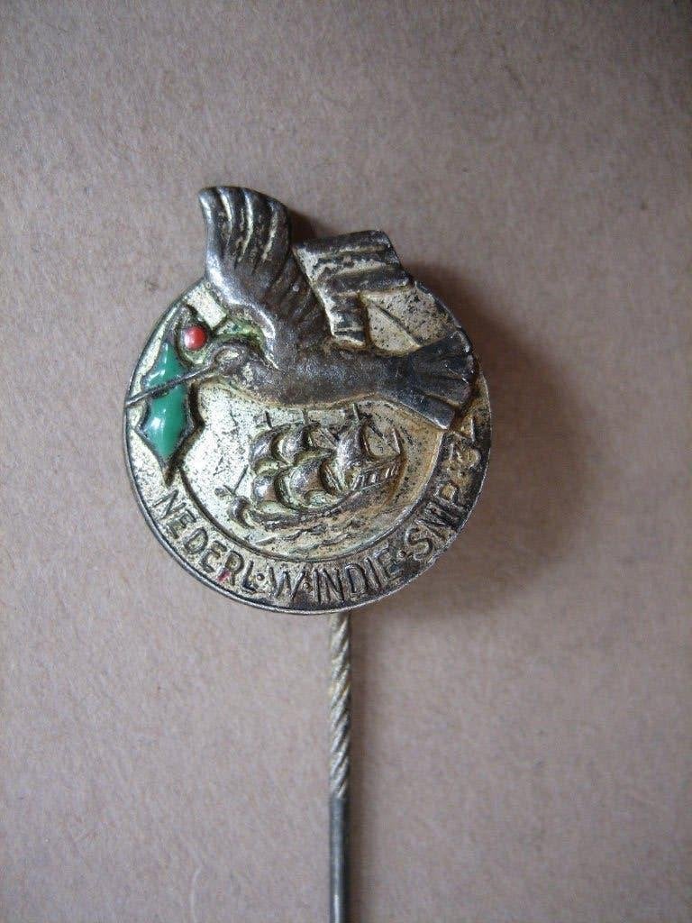 Oud speldje KLM vliegtuig de Snip kerstvlucht 1934, Ophalen of Verzenden, Gebruikt, Overige typen