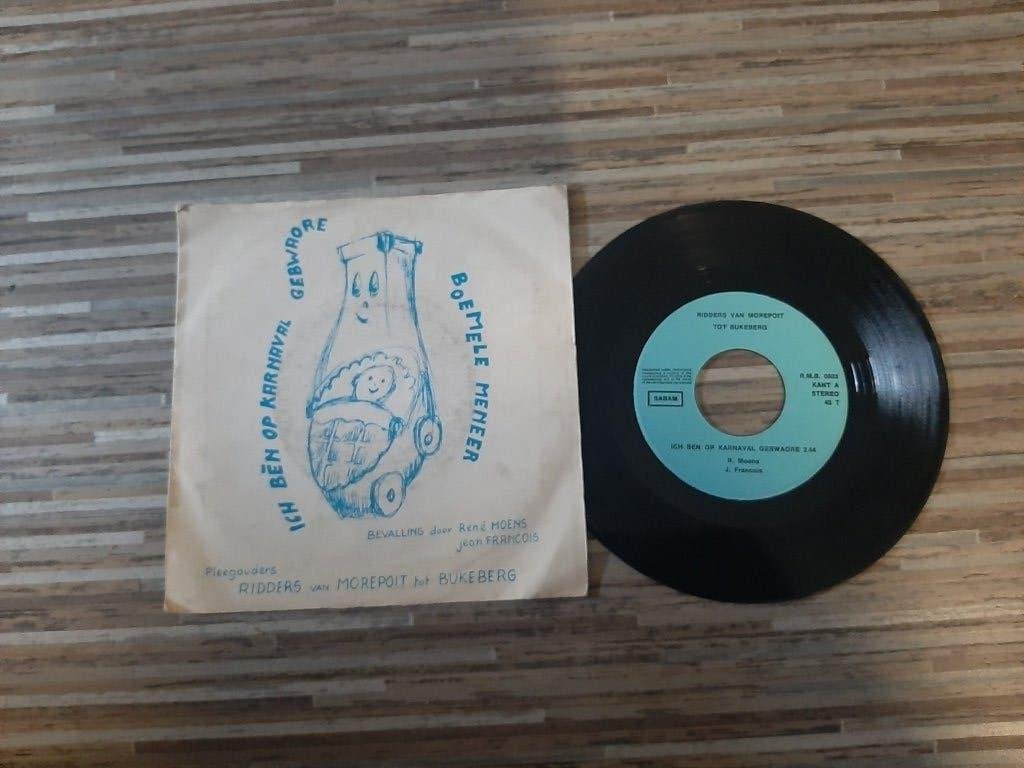 Carnaval Tongeren Ridders van Morepoit tot Bukeberg vinyl, Ophalen, Gebruikt, Nederlandstalig