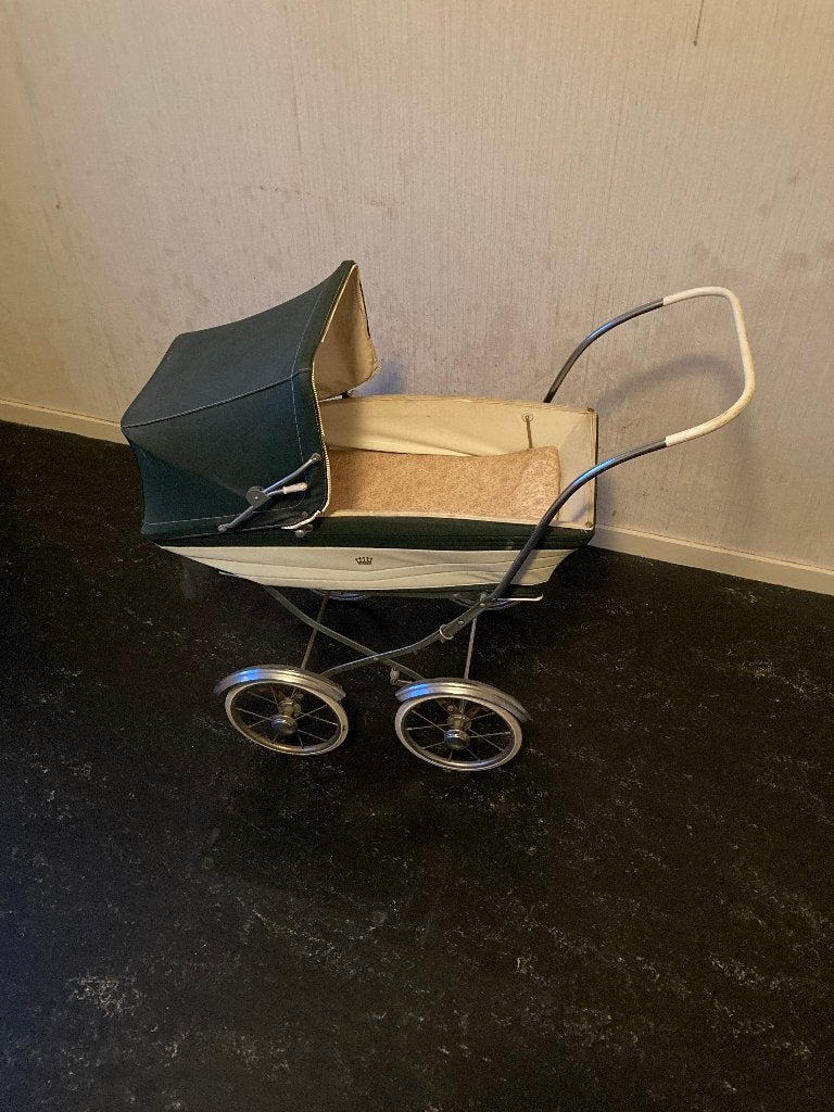 Vintage jaren 60 speelgoed poppenwagen begin jaren 60, Antiek en Kunst, Ophalen
