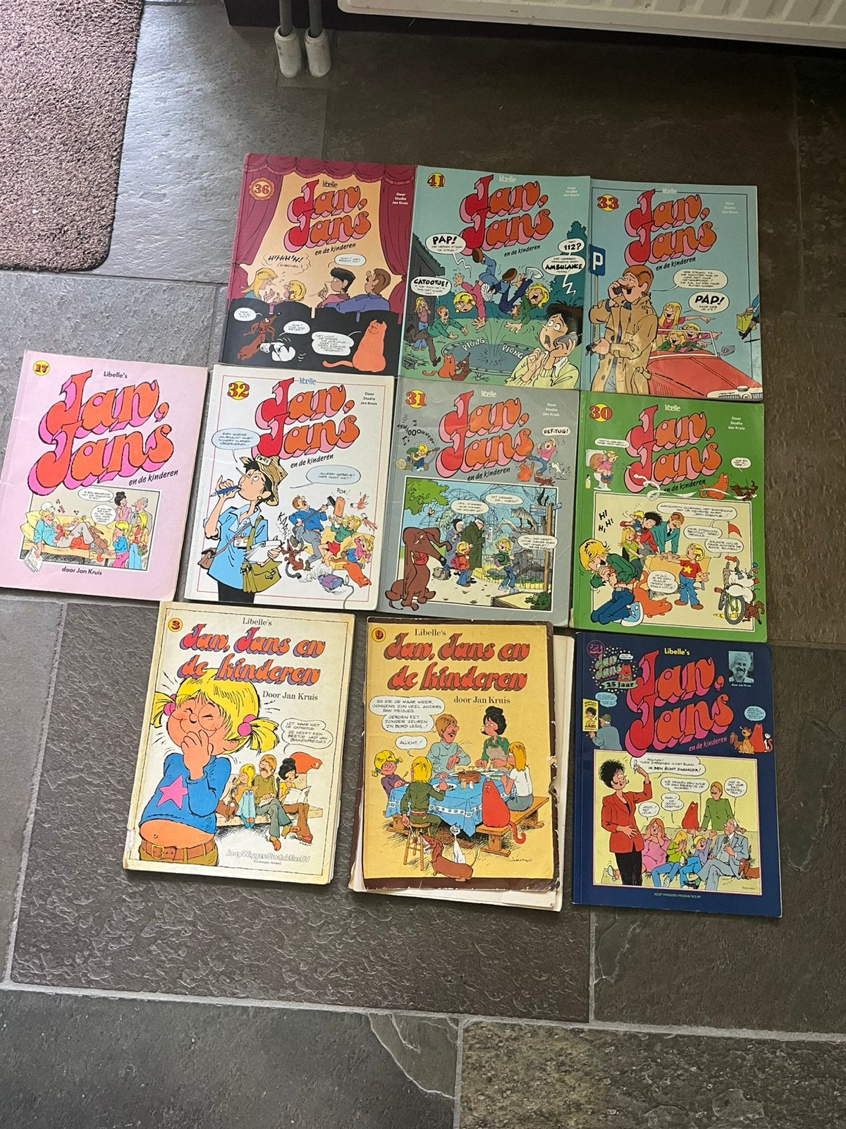 Jan jans en de kinderen Jan Kruis stripboeken, Meerdere comics, Ophalen of Verzenden, Gelezen, Europa