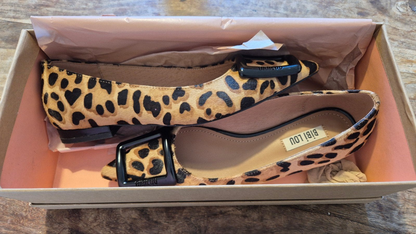 Bibi Lou Ballerina's met Luipaardprint - Maat 36, Bruin, Bibi Lou, Zo goed als nieuw, Ballerina's