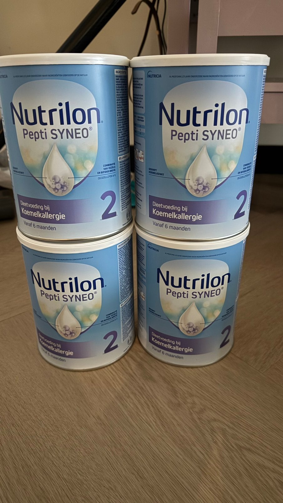 4 potten Nutrilon Pepti Syneo 2, Verzenden, Nieuw, Overige typen