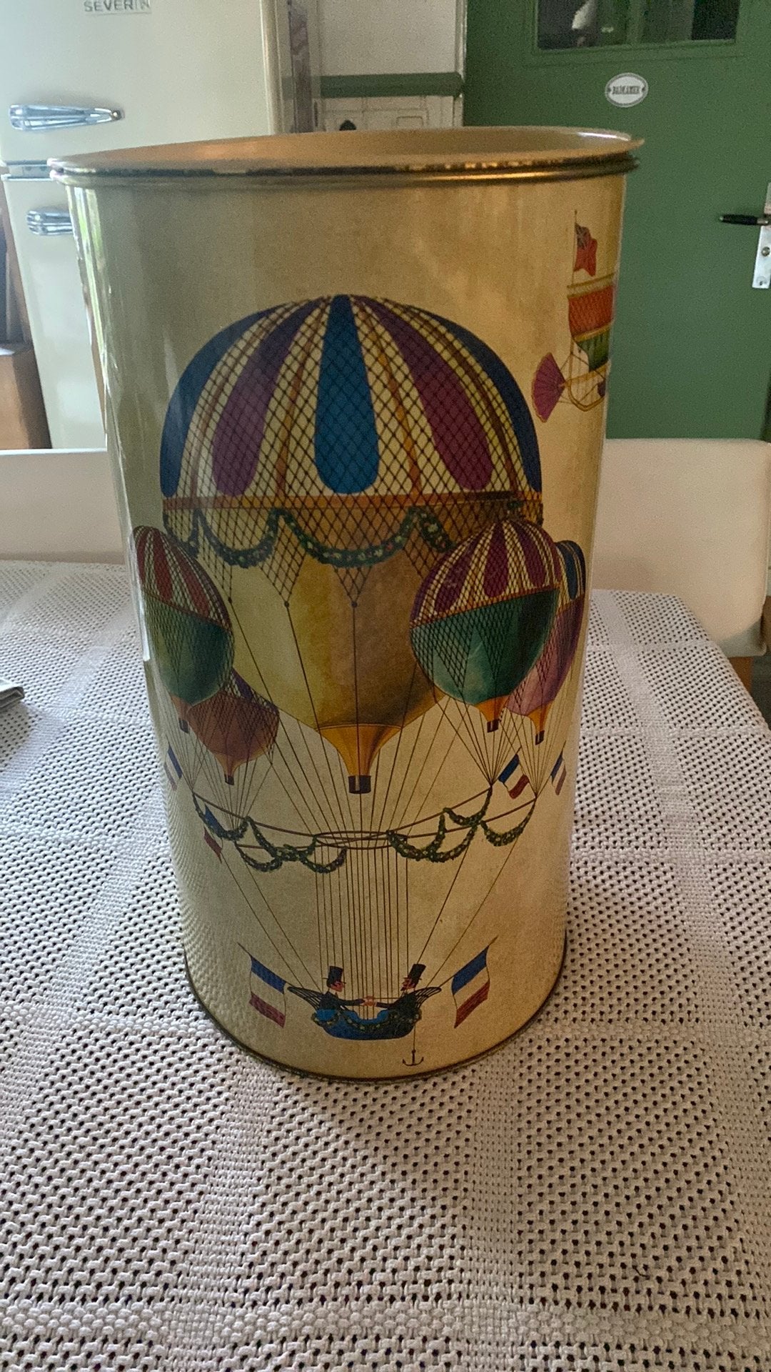 Vintage XXL opbergblik/paraplubak Piero Fornasetti stijl, Ophalen of Verzenden