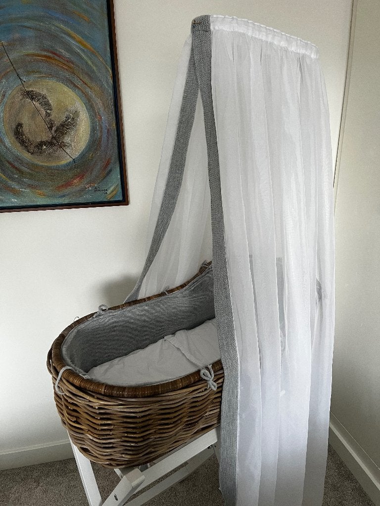 Kidsmill Moses Wieg, Ophalen, Zo goed als nieuw, Minder dan 140 cm, Matras
