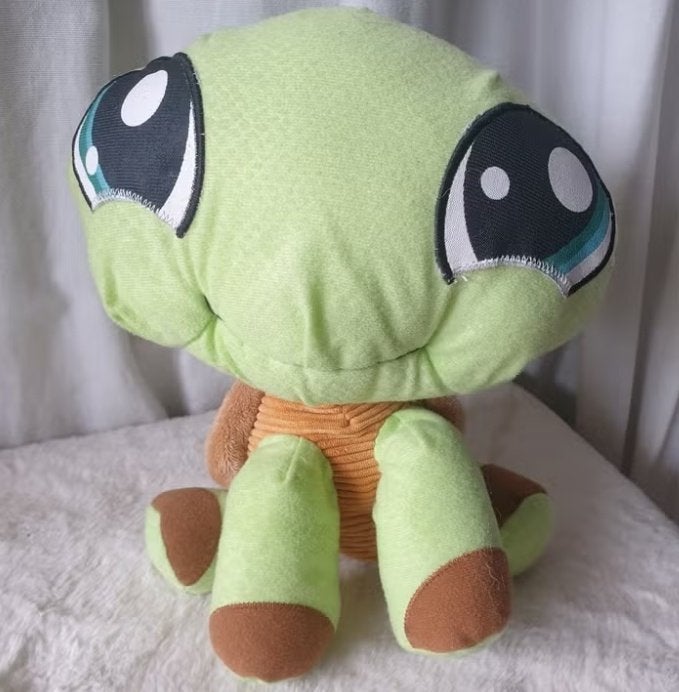 Littlest pet shop schildpad knuffel 30 cm 1510, Groen, -, -, Overige typen