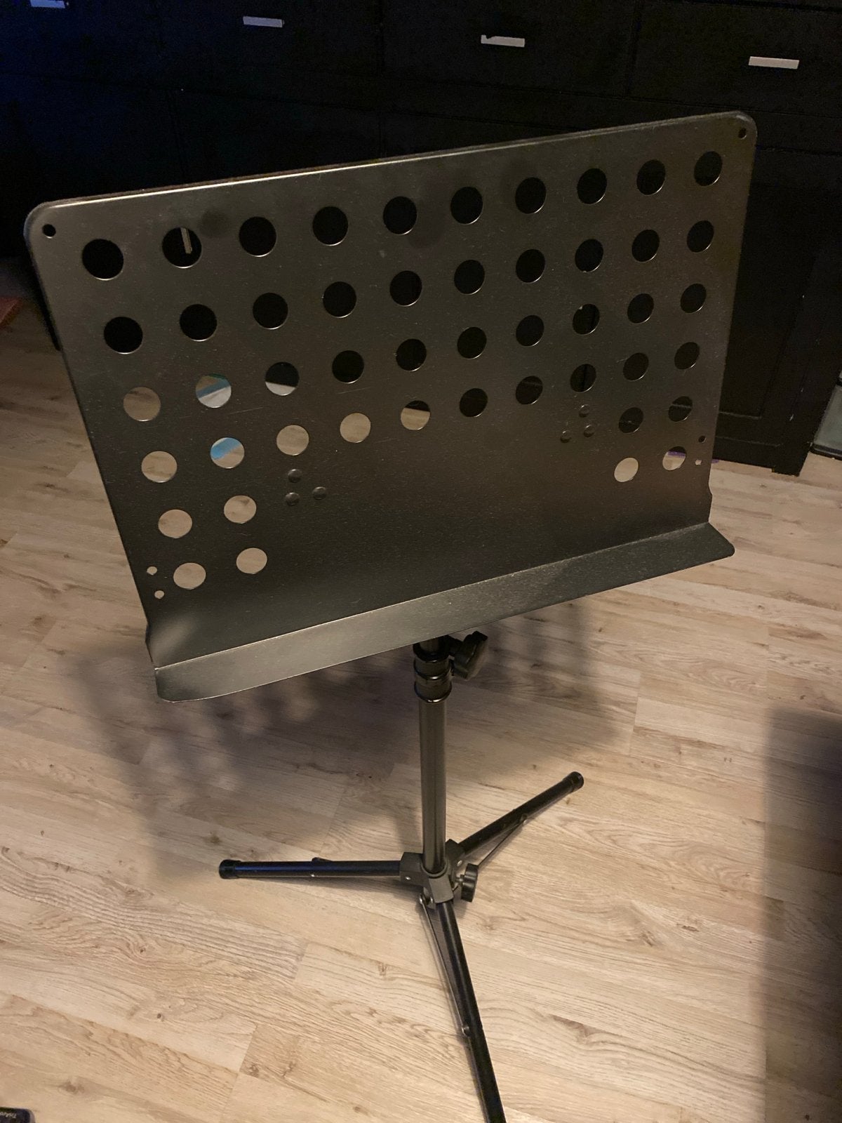Stevige muziekstandaard, zwart, inklapbaar, Ophalen, Gebruikt, Muziekstandaard, Overige instrumenten