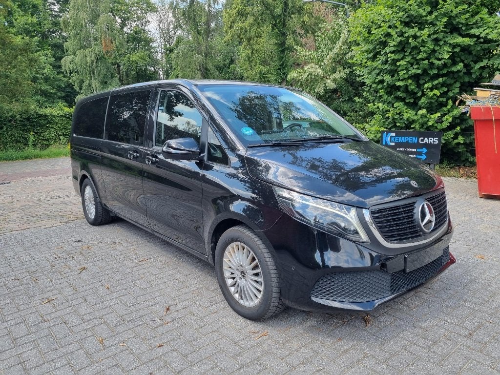 Mercedes EQV 300 90KWH Rolstoelramp 8 Stoelen Led Stoelverw., Auto's, Mercedes-Benz, Automaat, Stof, Zwart, Cruise Control