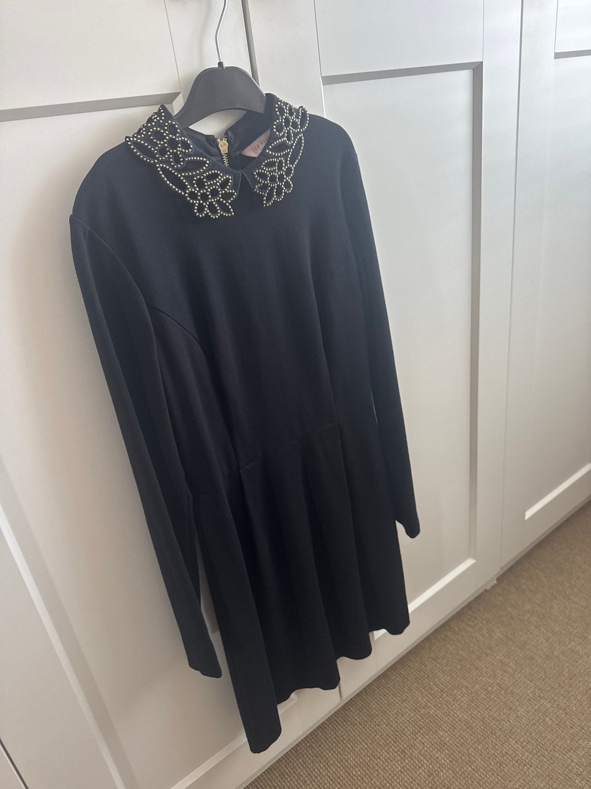 Ted Baker Zwart Jurkje met A-lijn - Maat 1 (maat 34), Kleding | Dames, Ophalen of Verzenden, Gedragen, Maat 34 (XS) of kleiner