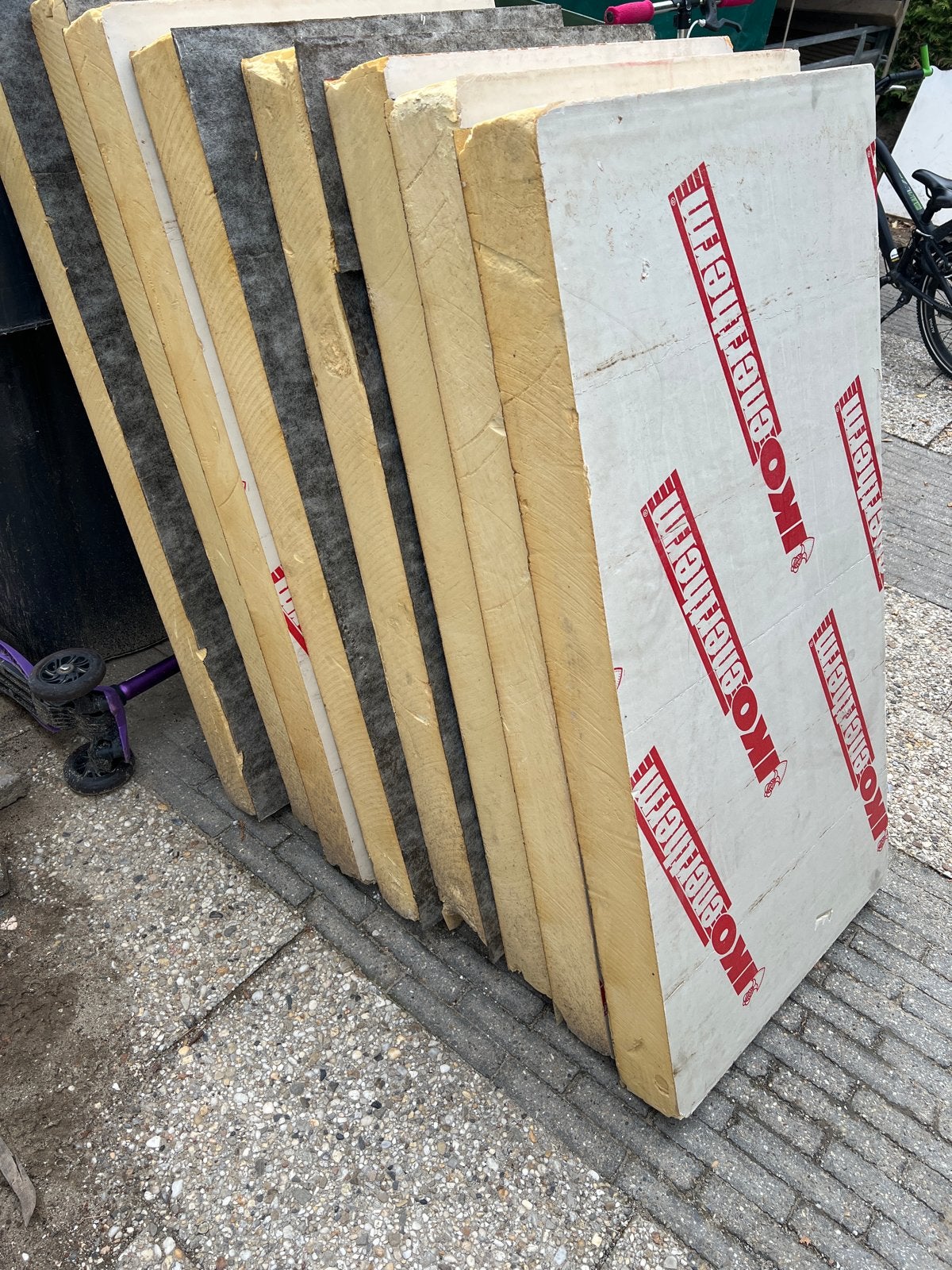 IKO Enertherm MG PIR isolatieplaten 100mm - 7 stuks, Ophalen, Gebruikt, 5 tot 10 m², Hardschuim (Pir)