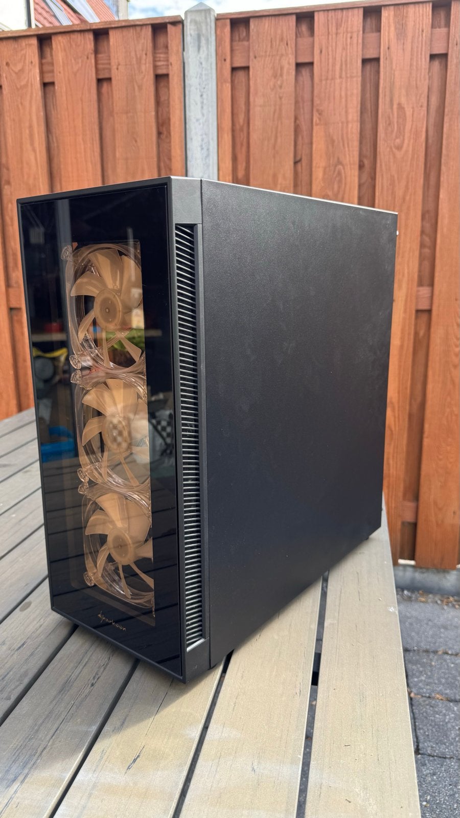 PC Kast Sharkoon TG5 PRO RGB, Computers en Software, Ophalen, Gebruikt