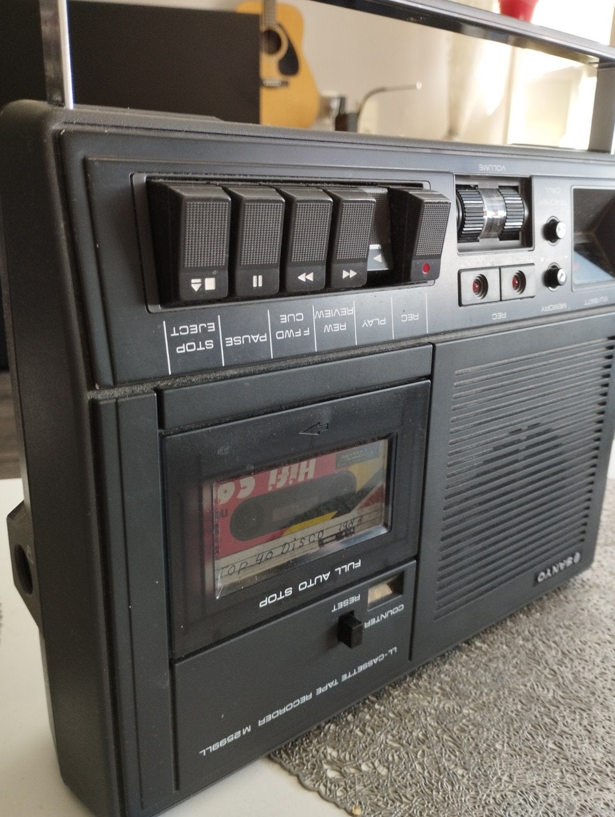 Vintage Sanyo M2599LL Cassetterecorder – Uitstekende staat!, Audio, Tv en Foto, Cassettedecks, Ophalen of Verzenden, Overige merken