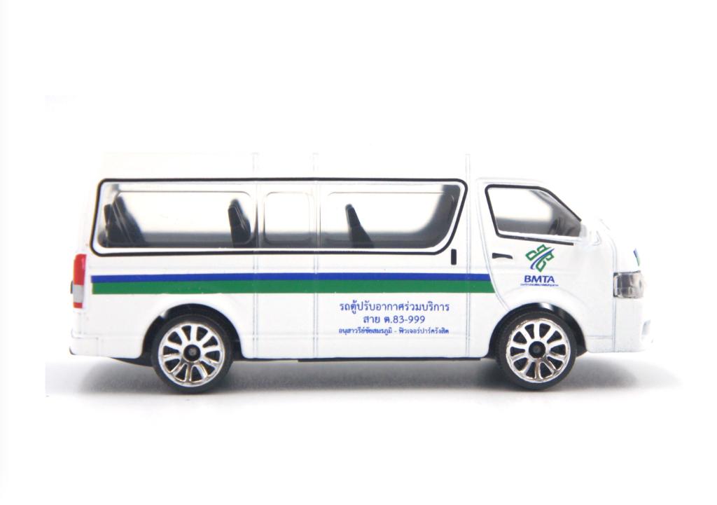 1:69 Toyota Hiace Bangkok Rangsit Train Station Taxi, Ophalen of Verzenden, Nieuw, Auto